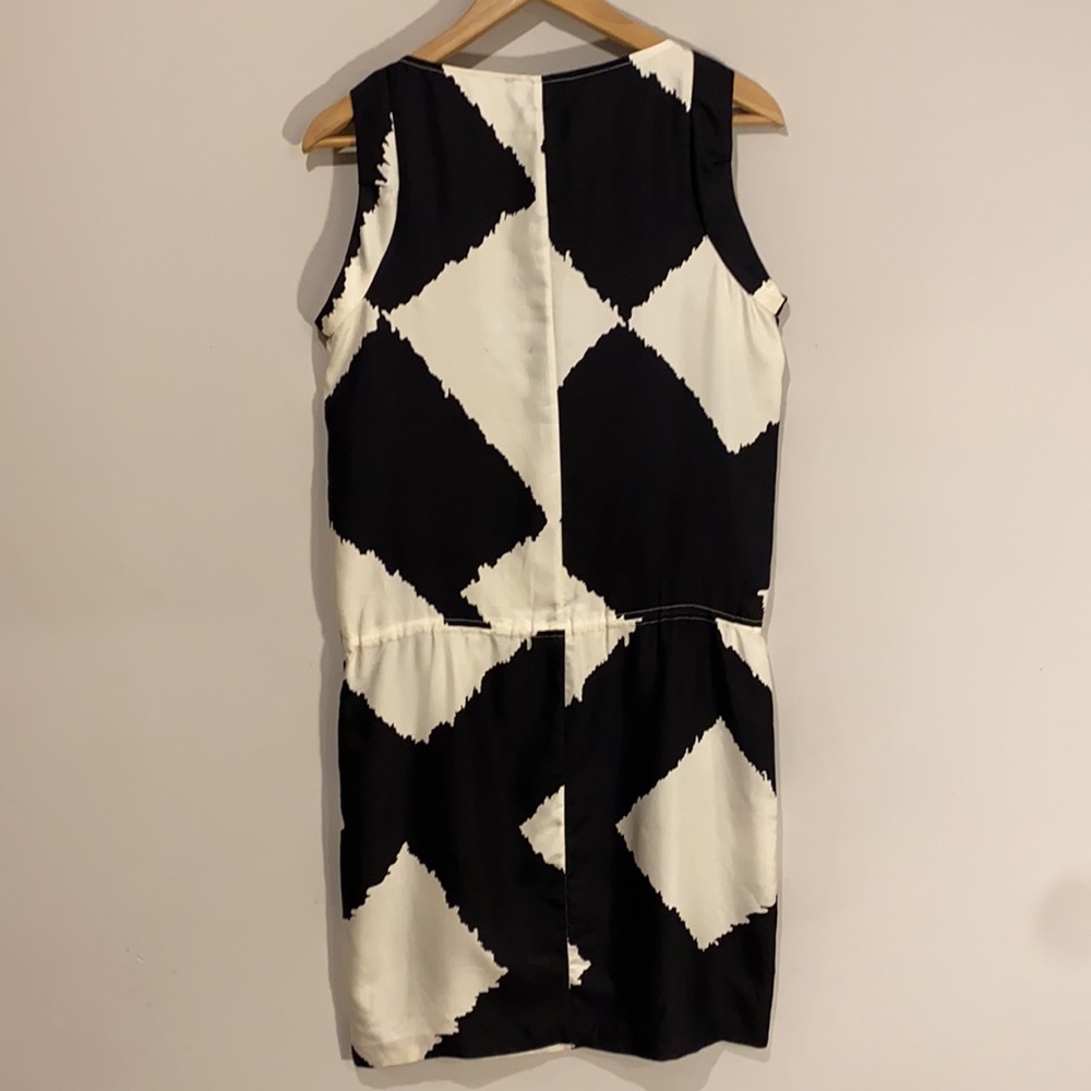 Club Monoco White Black Summer Silk Dress - Picture 2 of 7